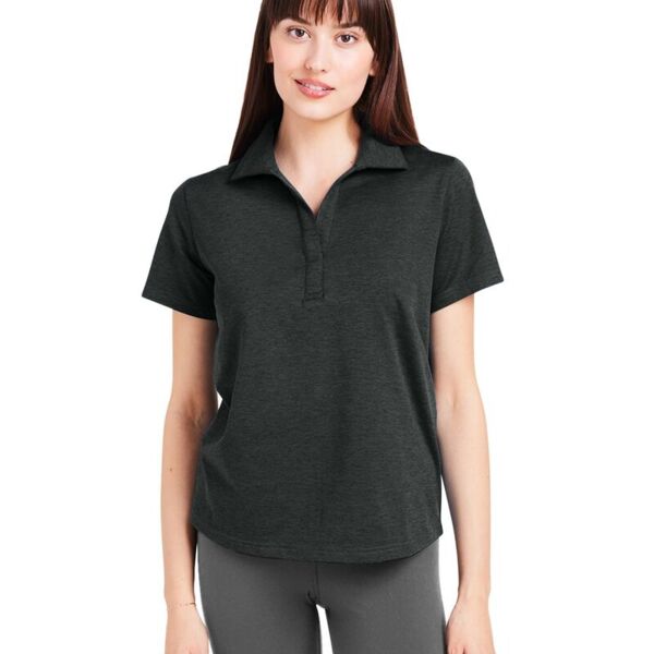 Women's Fairway Marbled Jersey Polo Thumbnail